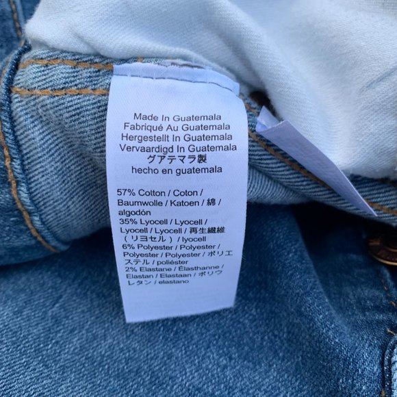 Madewell Ladies size 30 (sz 9-10) 4 Button Skinny Denim Jeans - Picture 7 of 9